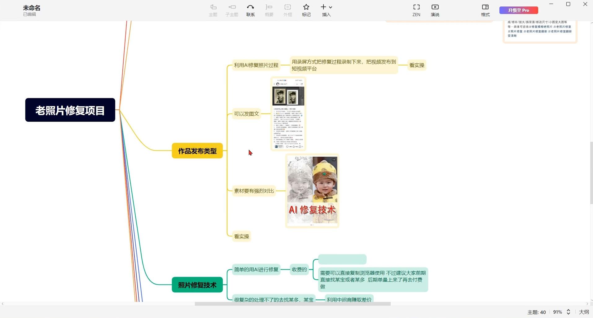 老照片修复项目玩法，利用 AI 修复，项目 0 成本，适合兼职副业