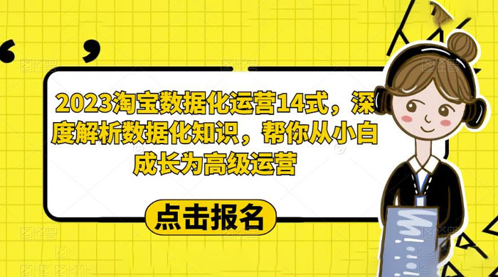 2023 淘宝数据化运营 14 式：深度解析数据化知识，帮你从小白成长为高级运营