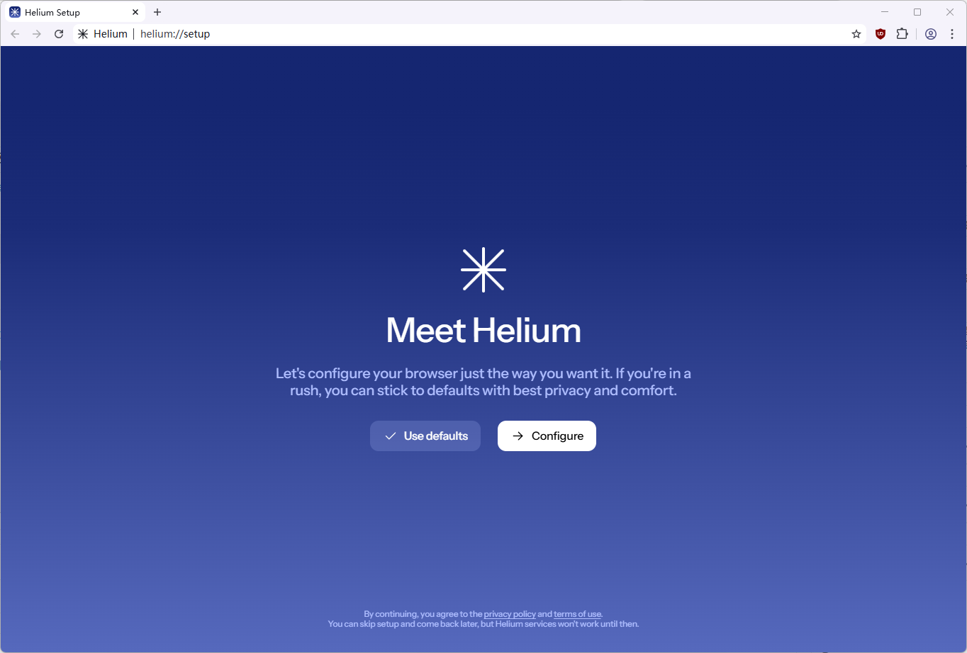 基于Chromium的隐私优先浏览器 Helium v0.6.7.1