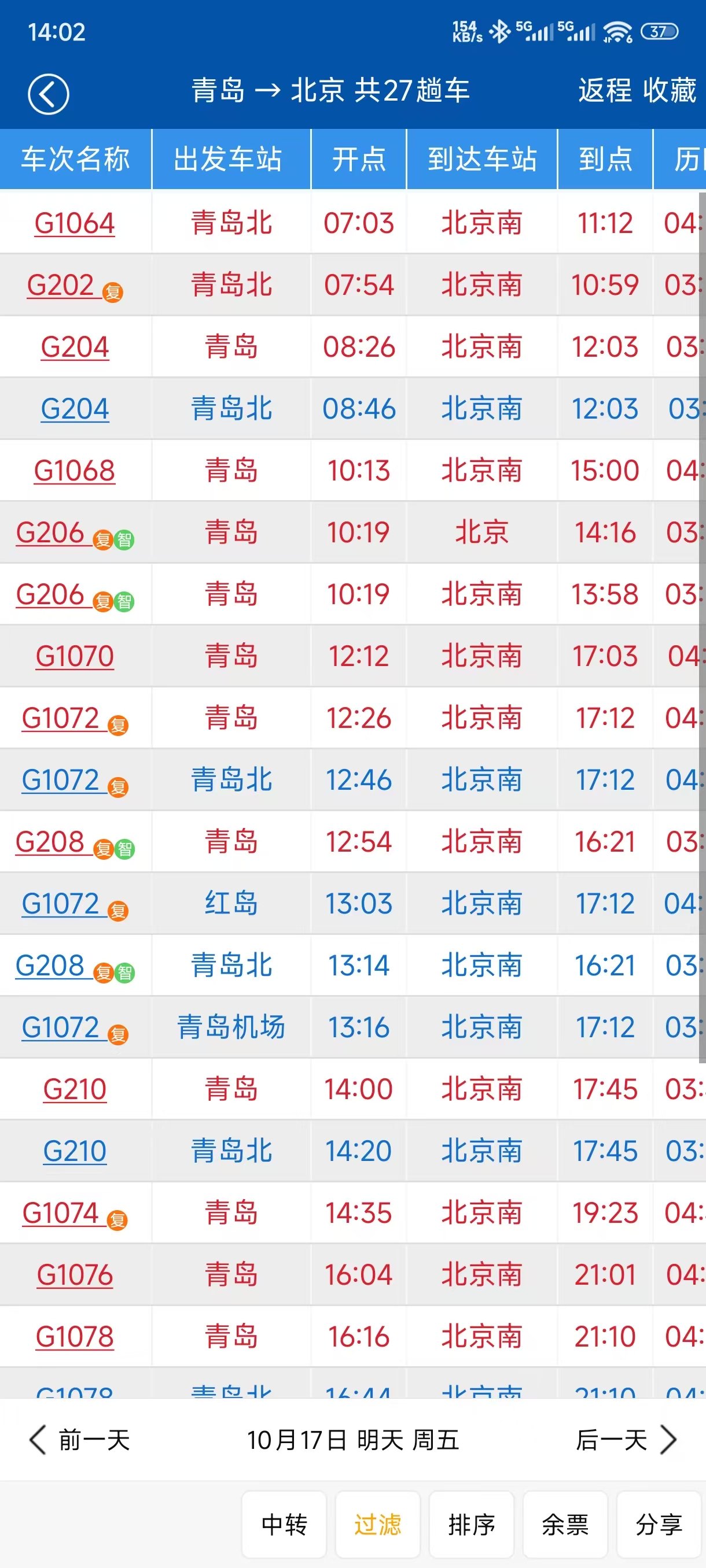 列车信息查询软件 路路通APP v20251024