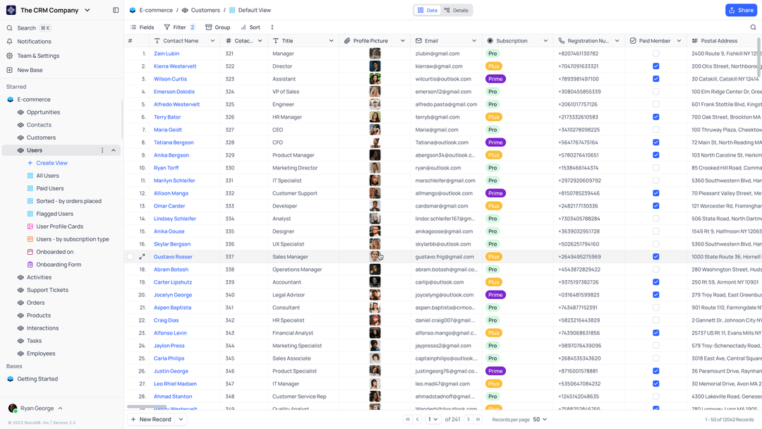智能表格制作工具 Nocodb 开源