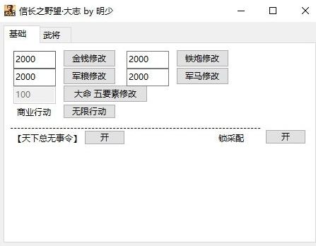 信长之野望大志修改器1