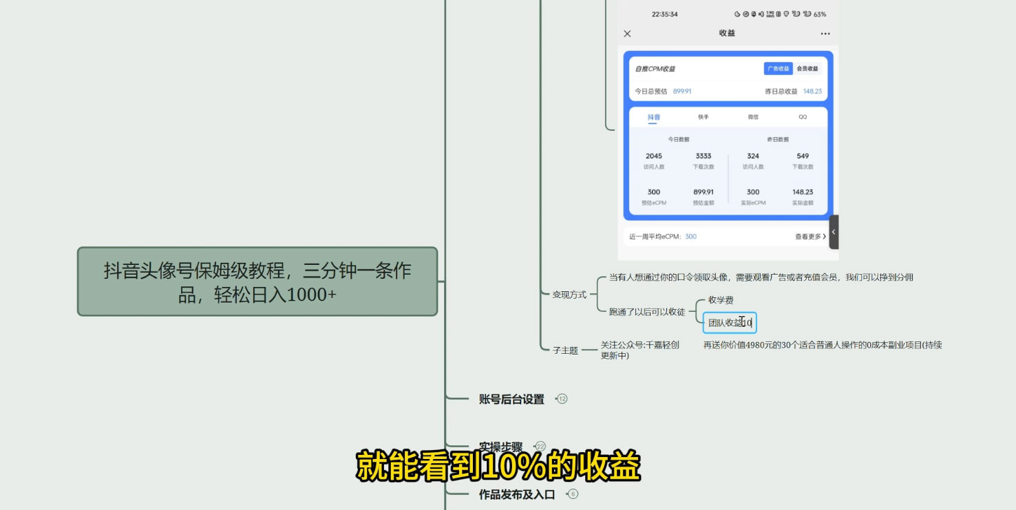 抖音小程序变现保姆级教程，三分钟一条作品，轻松日入1000+