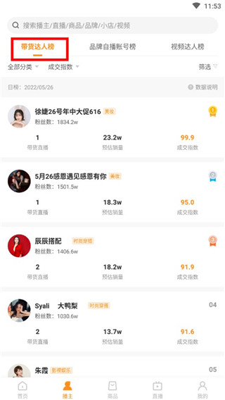 飞瓜快数发掘优质播主图片5