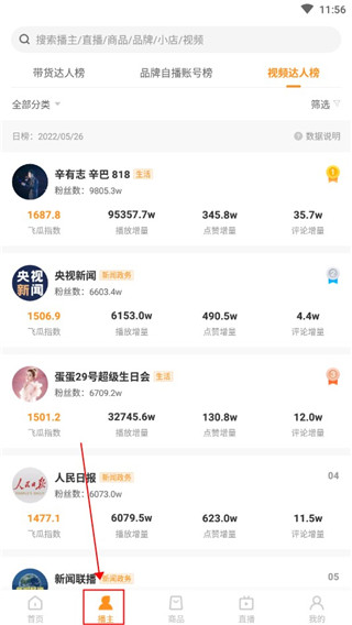 飞瓜快数发掘优质播主图片1