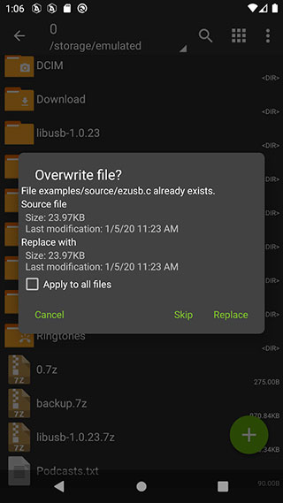 系统安全：ZArchiver绿色版 安卓版v1.2.1