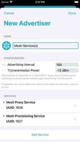 NRF Connect图4